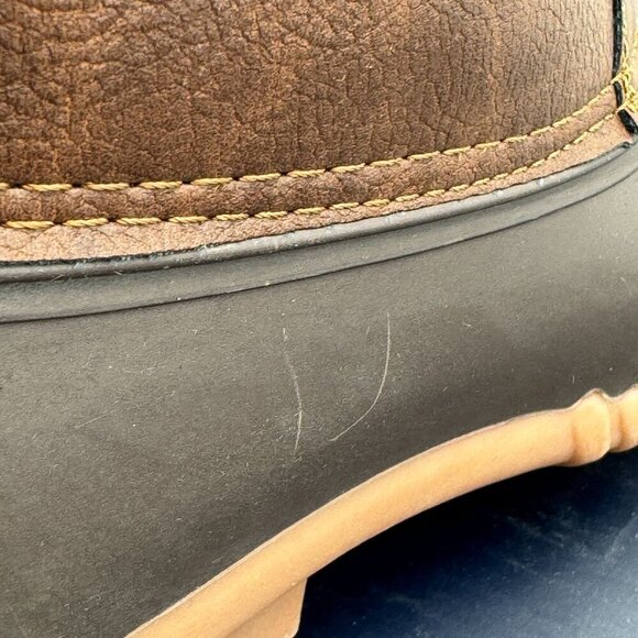 Nautica Channing Duck Boots Brown Waterproof Rubber Sole Insulated Lace-Up 7 M - Picture 5 of 11